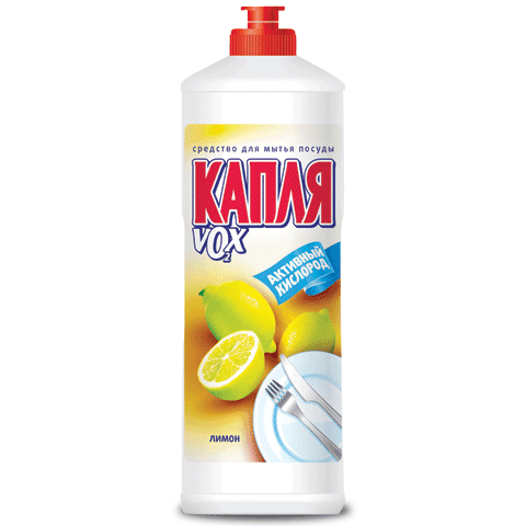 Средство для мытья посуды "Капля" (лимон)