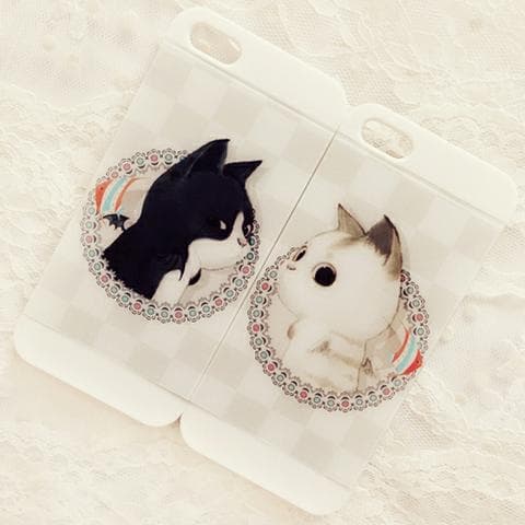 Чехлы для iphone 5 и 5S "Котята 3D"