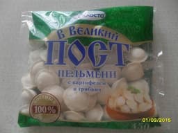 Пельмени "Талосто" с картофелем и грибами