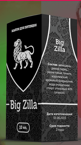 Капли для потенции Big Zilla