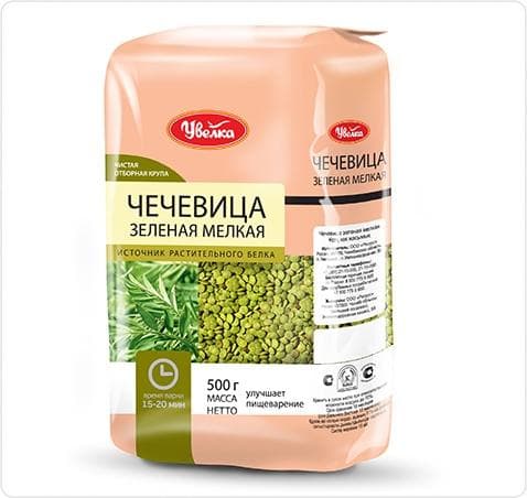Чечевица зеленая Увелка