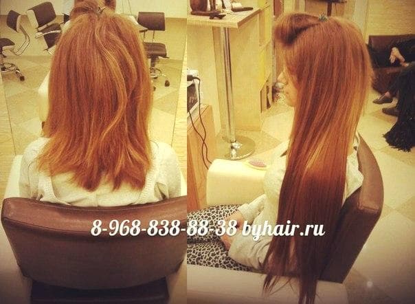 Волосы на заколках