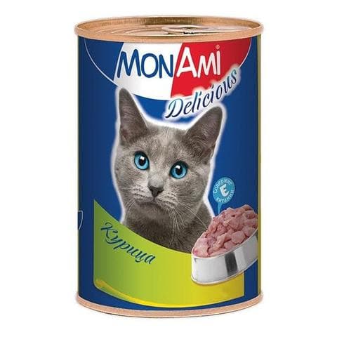 МонАми для кошек курица. Очень приличные консервы