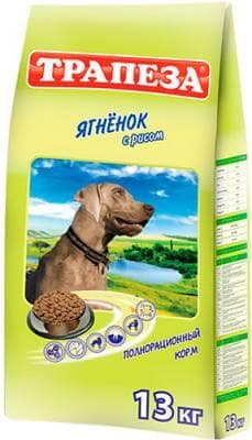 Сухой корм Трапеза "Ягнёнок с рисом"