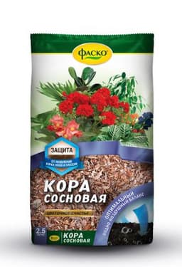 Кора сосновая Цветочное Счастье 2,5л