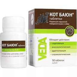 Успокоительное для кошек и собак "Кот Баюн"