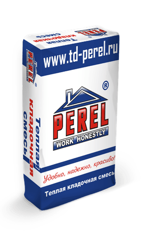 Теплый кладочный раствор Perel