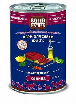 Солид Натура влажный корм для собак
