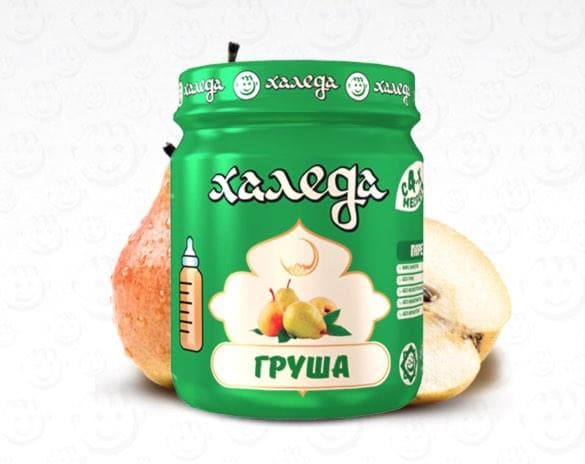 Детское пюре Груша от Халеда