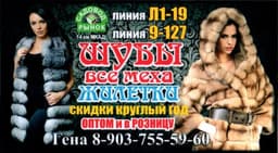 ШУБЫ НА САДОВОДЕ У ГЕНЫ