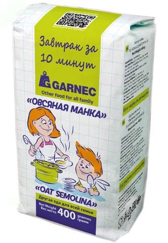 Овсяная манка GГарнец
