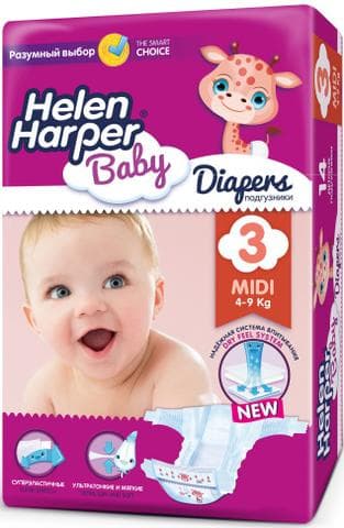 Подгузники Helen Harper 3