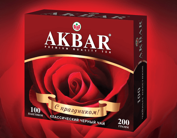 Акбар пакетированый с розой