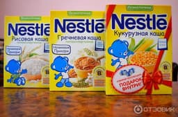 Безмолочные каши Нестле
