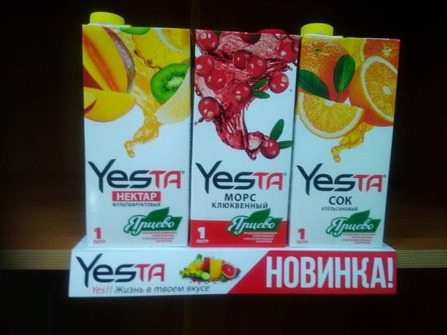 Соки и нектары Yesta