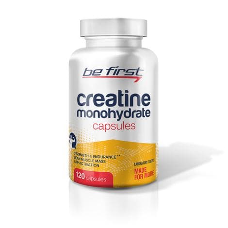 Be First Креатин Creatine Monohydrate Capsules 120