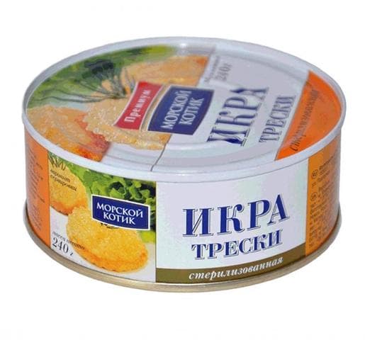 Морской котик Икра трески