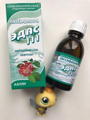 Капли Пассифлора Эдас 111