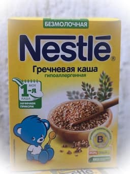 Каша Nestle гречневая безмолочная гипоаллергенная