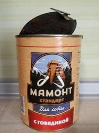 Консервы для собак Мамонт Стандарт