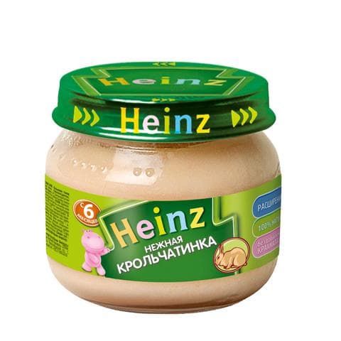 Детское пюре Heinz крольчатинка