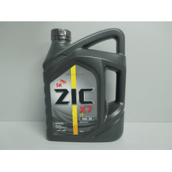 Моторное масло ZIC X7 LS 5W30 4л синтетическое