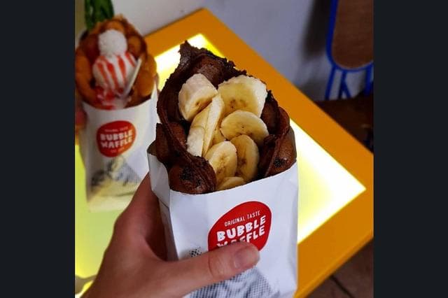 Кофейня "Bubble waffle", Киев
