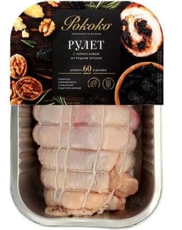 РОКОКО Рулет с черносливом и грецким орехом Охл