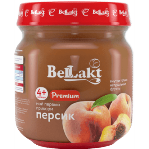Пюре Беллакт для первого прикорма "Персик"