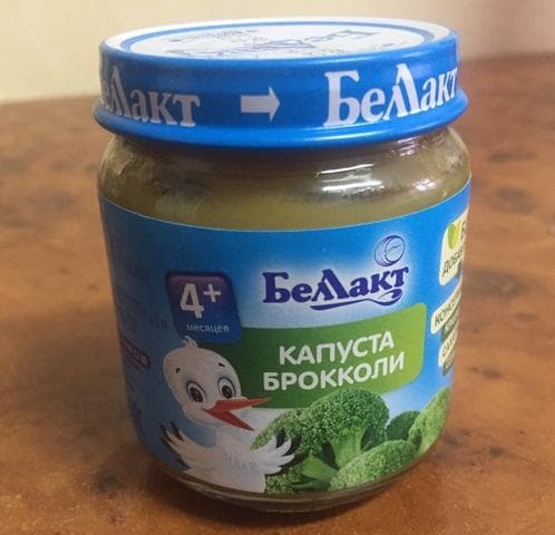 Беллакт - детское пюре Капуста Брокколи