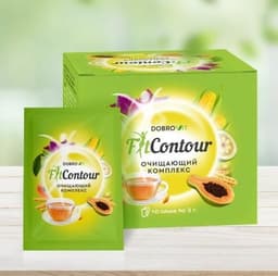 Очищающий чай дренажный FitContour Dobrovit