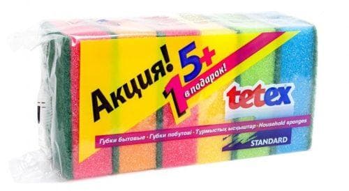 Губки бытовые tetex STANDARD