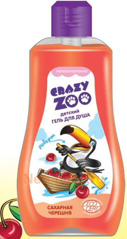 Crazy zoo детский гель для душа