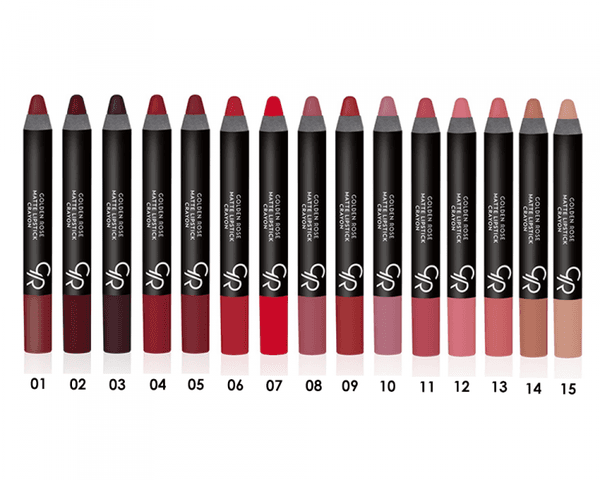 Помада-карандаш Golden Rose Matte Crayon оттенки 10 и 09