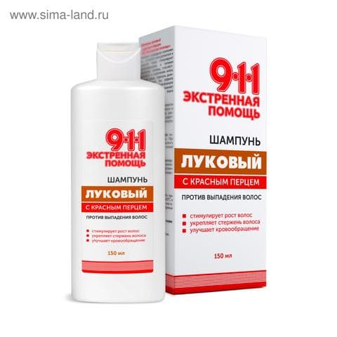 Шампунь 911 Луковый Мирролла 