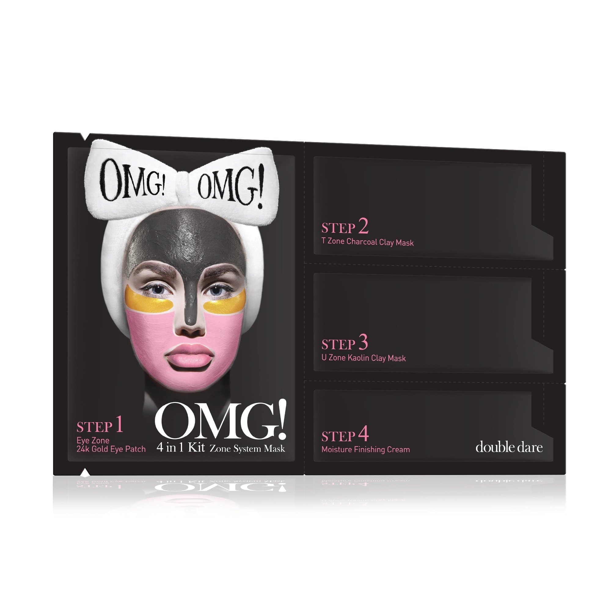 Набор масок OMG! 4 in 1 Kit Zone System Mask, Doub