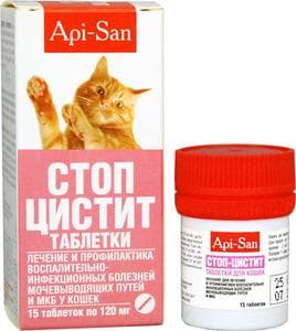 Таблетки для кошек Api-San "Стоп-цистит"