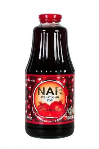 Сок "NAR" гранатовый