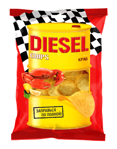 Чипсы "Diesel" Краб