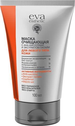 Маска для лица Eva esthetic С AHA-кислотами и экстрактом папайи