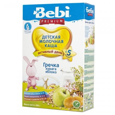 Каша Bebi premium с курагой