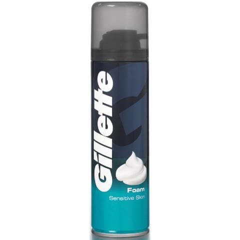 Пена для бритья Gillette для чувствительной кожи