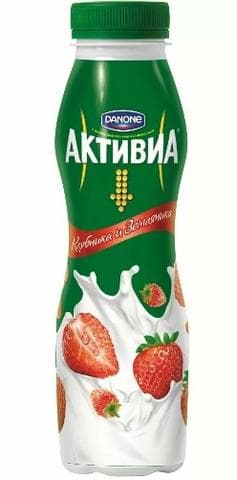 Питьевой йогурт "Активеа"  Клубника