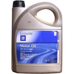 Моторное масло General Motors Dexos2 Longlife 5W30