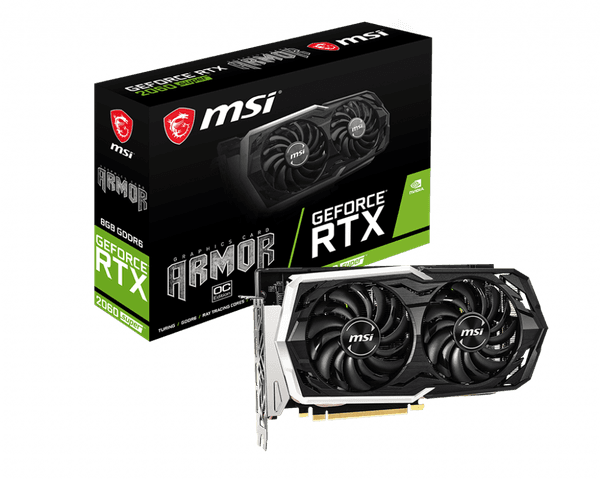 Видеокарта MSI GeForce RTX 2060 Super ARMOR OC
