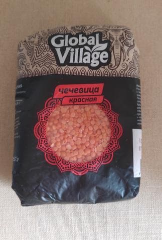 Чечевица красная "Global Village"