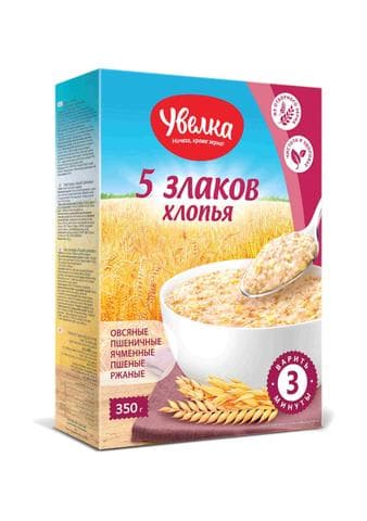 Хлопья Увелка "5 злаков"