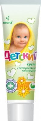 Детский крем с экстрактом календулы