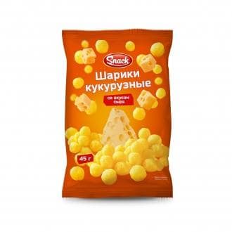 Кукурузные шарики "Snack"