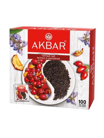 Чай Акбар "Яблоко шиповник"